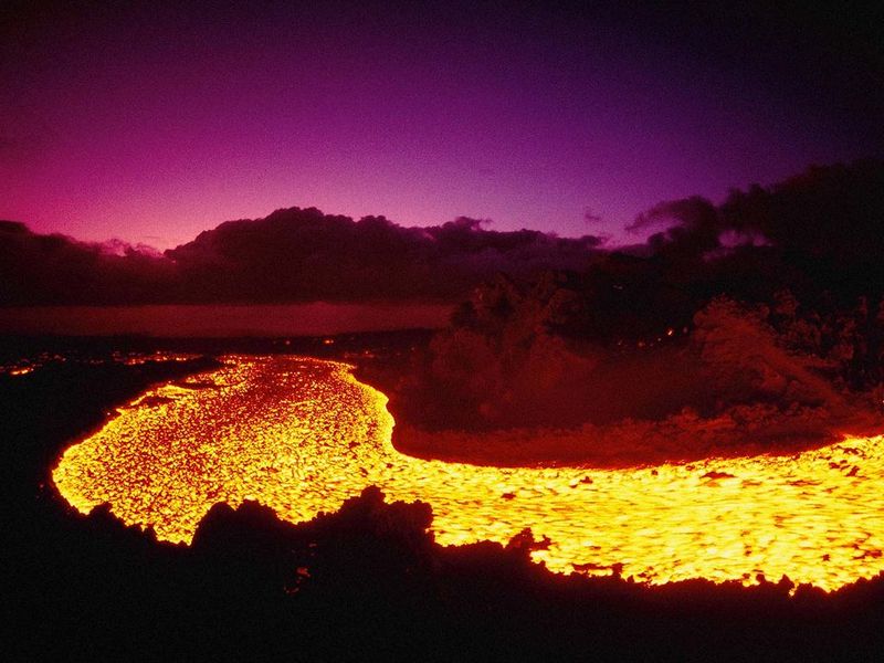 Amazing Pic Lava Flow